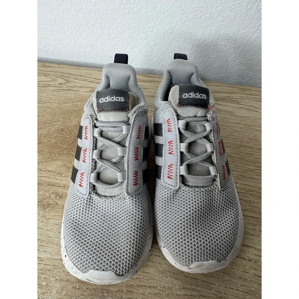 Adidas Racer TR21 Toddler Shoes Grey Black Red HP6167 Size 9K
